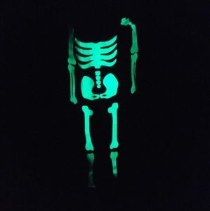 Sexy glow in the dark skeleton costume!